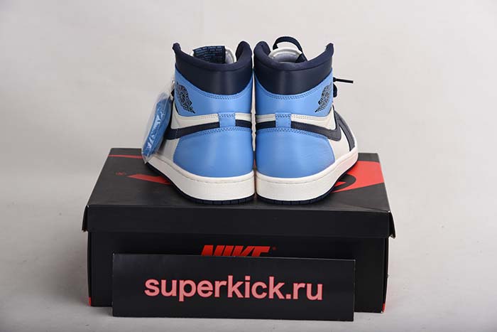 AIR JORDAN 1 OBSIDIAN UNIVERSITY BLUE 555088-140