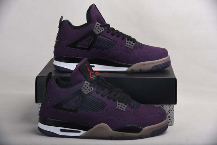 AIR JORDAN 4 RETRO PURPLE DYNASTY/VAR RED-BLACK
