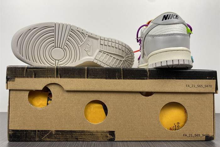 Off-White x Nike Dunk Low "The 50" No.45OW 1-50 DM1602-101