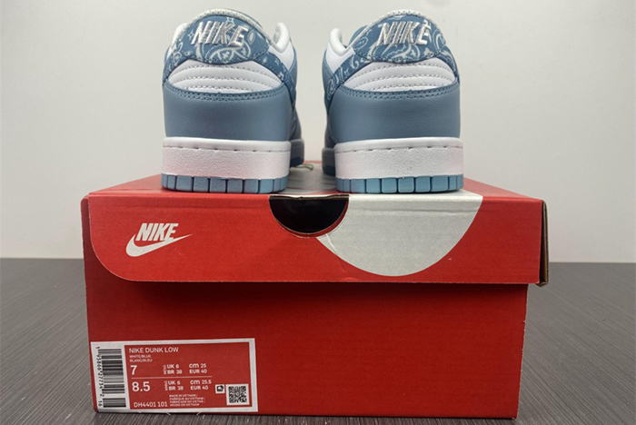 Nike Dunk Low “Blue Paisley DH4401-101