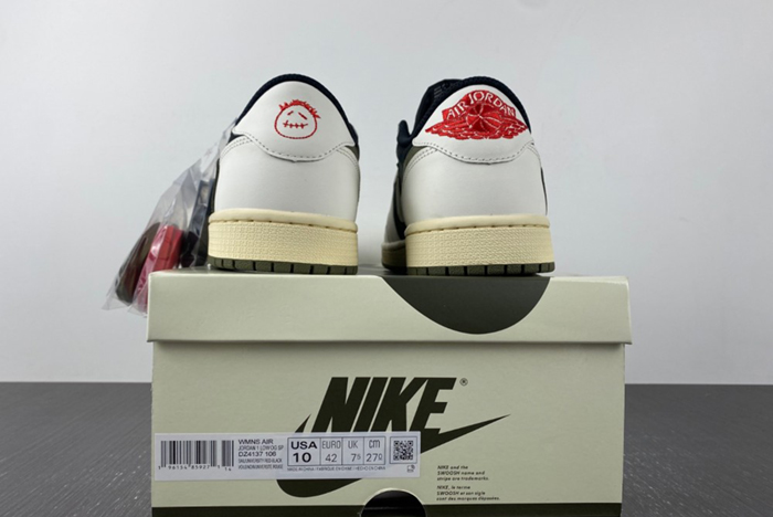 Travis Scott x Air Jordan 1 Low OG Olive DZ4137-106