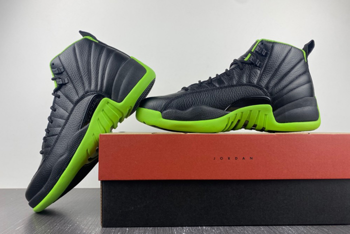 Air Jordan 12 Black and Green