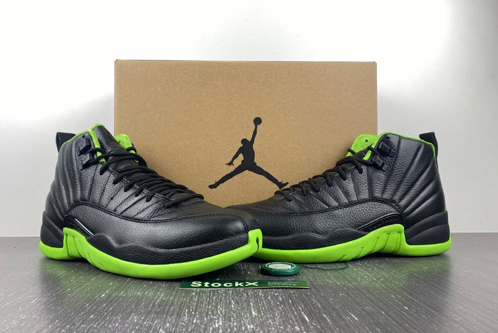 Air Jordan 12 Black and Green