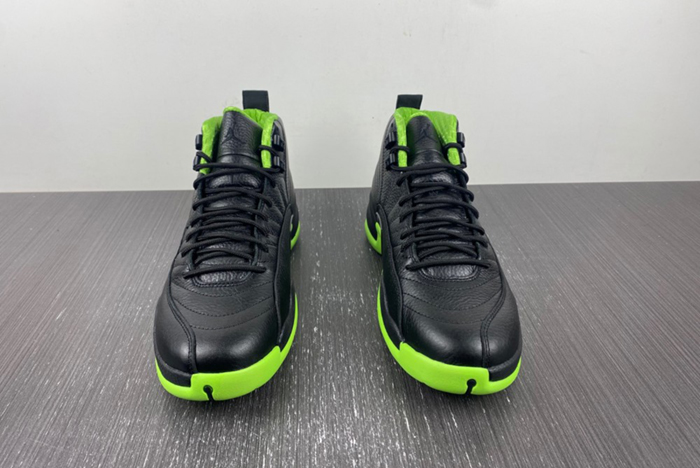 Air Jordan 12 Black and Green