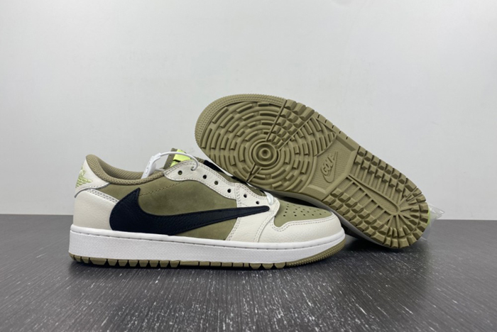 First Look at the Travis Scott x Air Jordan 1 Low Golf FZ3124-200