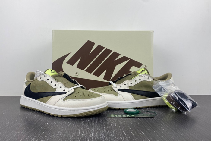 First Look at the Travis Scott x Air Jordan 1 Low Golf FZ3124-200
