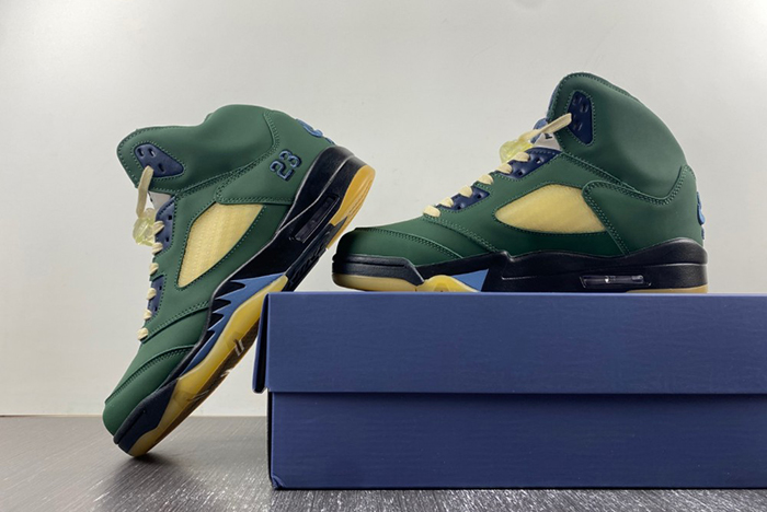 Air Jordan 5 "Navy Green FZ5758-003