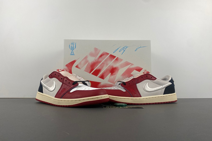 Trophy Room x Air Jordan 1 Low OG “Rookie Card: Home” HV6157-100